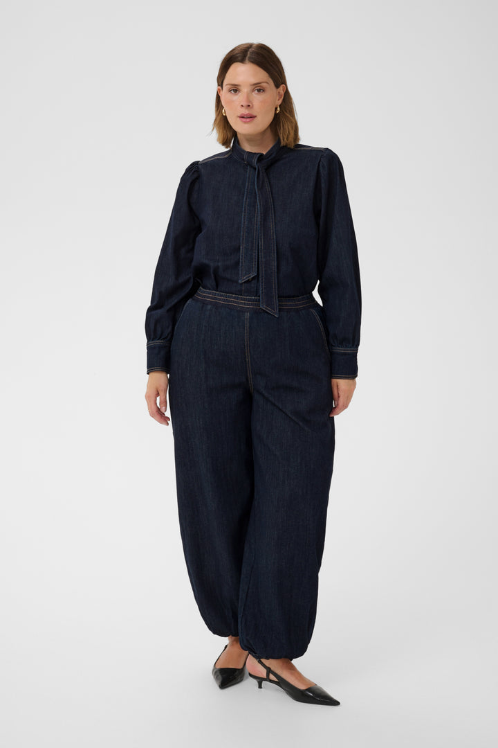KCmally Denim Jeans - Raw blue denim