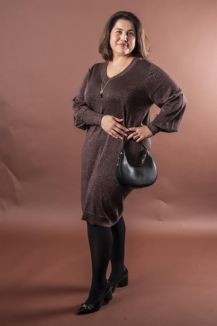 KCregitta Knit Dress - Black Coffee