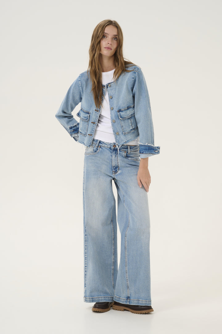 Dango 144 Short Jacket - Light Blue Retro Wash