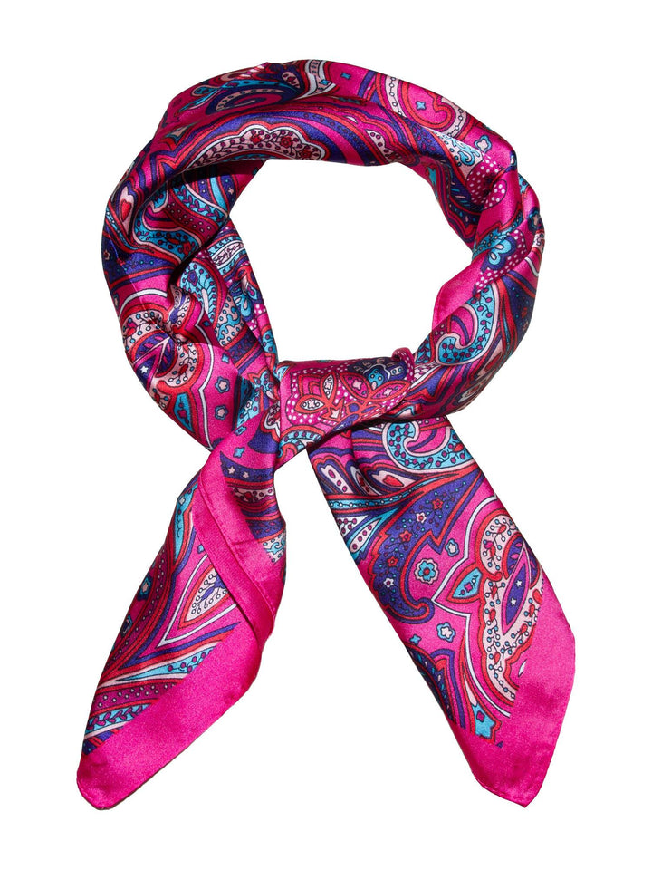 Skjerf Multi Paisley - Pink