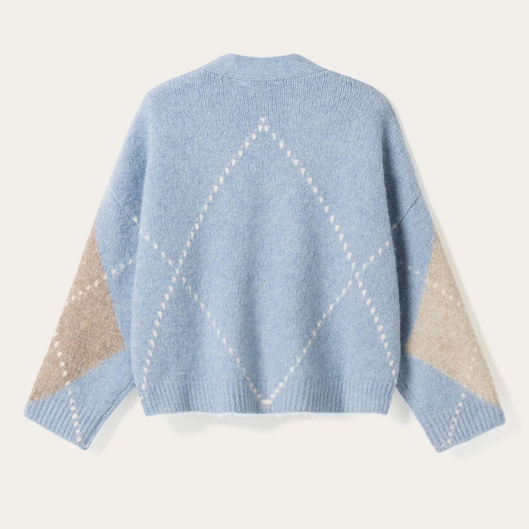 Laiana Knit Cardigan - Sky Blue Mix