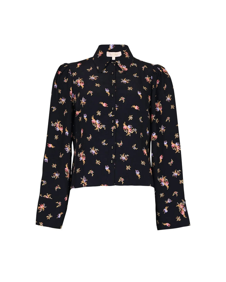 Viscose Blouse - Midnight Flower