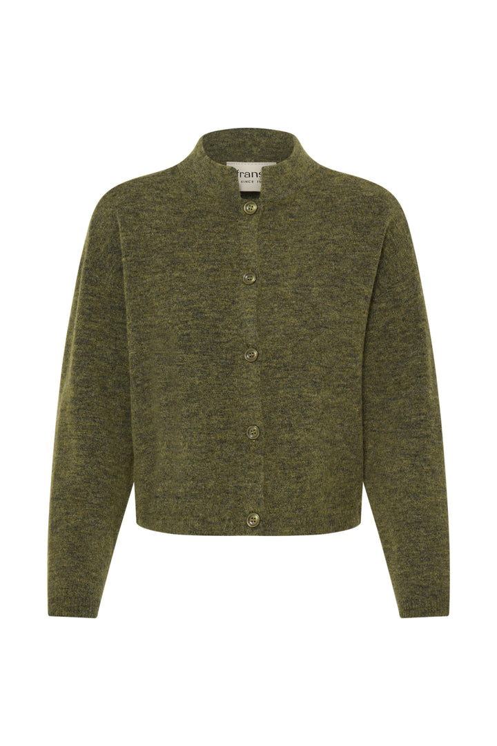 FRSANNY Cardigan - Fir Green Melange