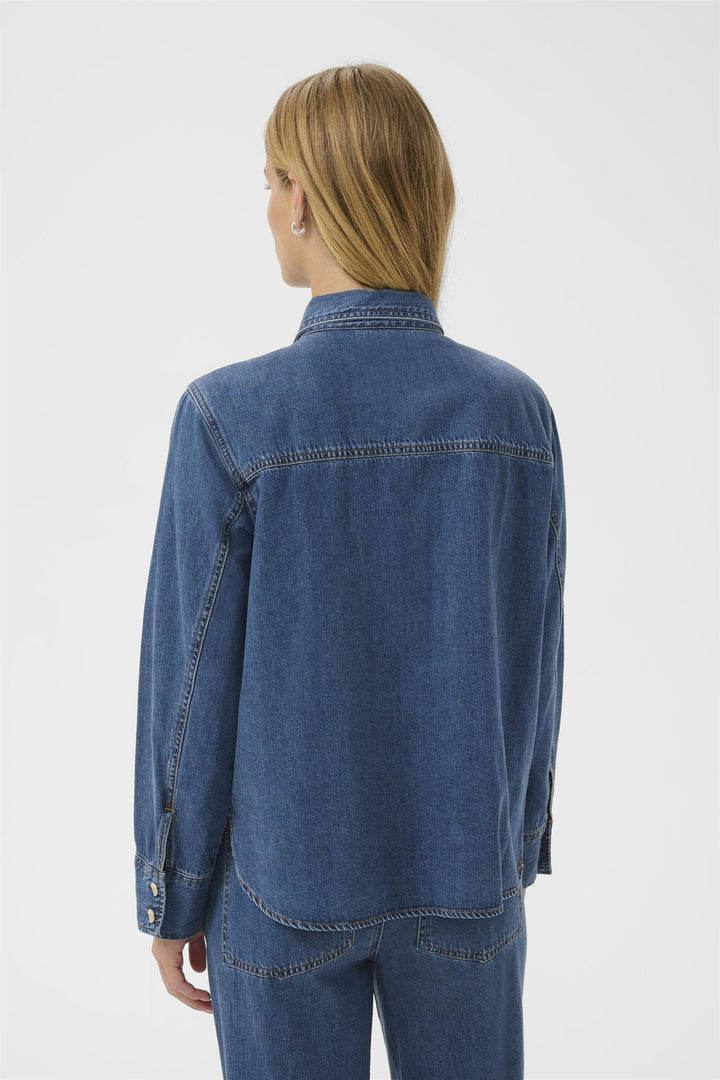 Payas Shirt - Medium blue denim