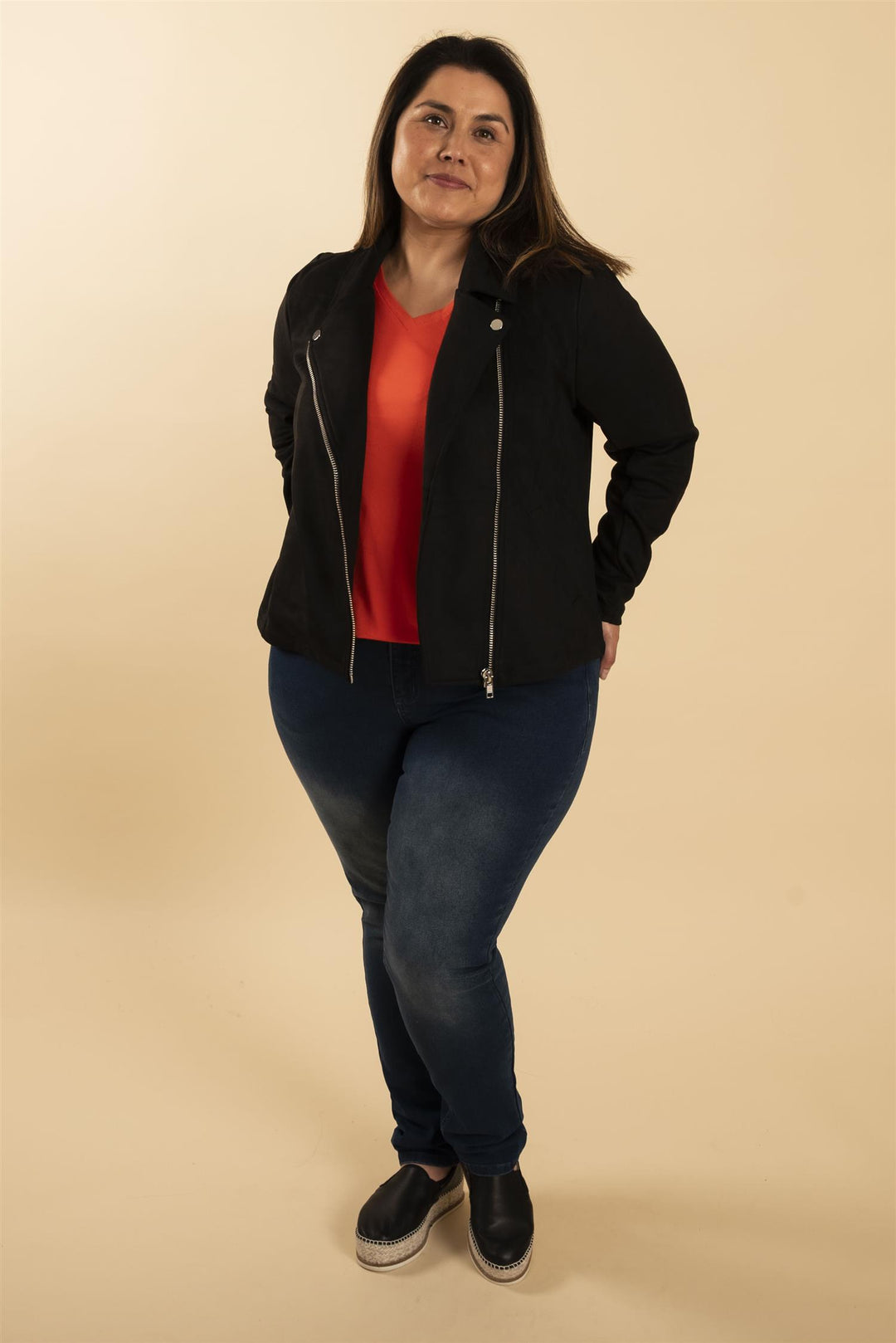 Faan Biker Jacket - Black