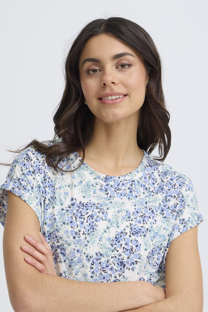 FRSEEN TEE 1 - S. FLORAL HYDRANGEA