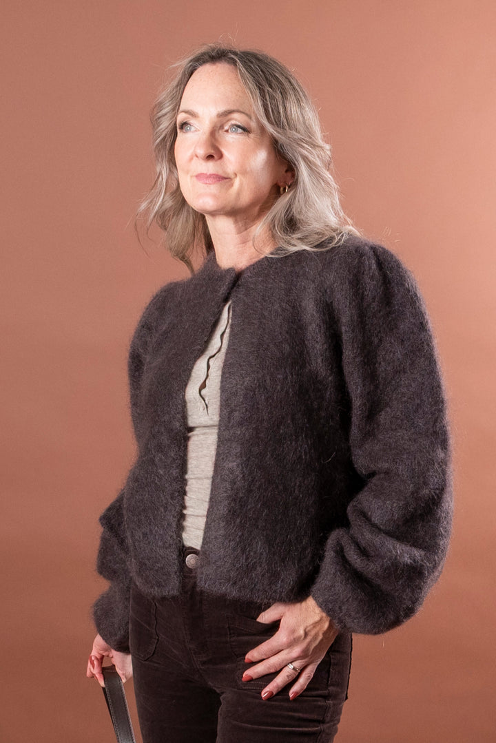 Amelia Chunky Cardigan - Brown
