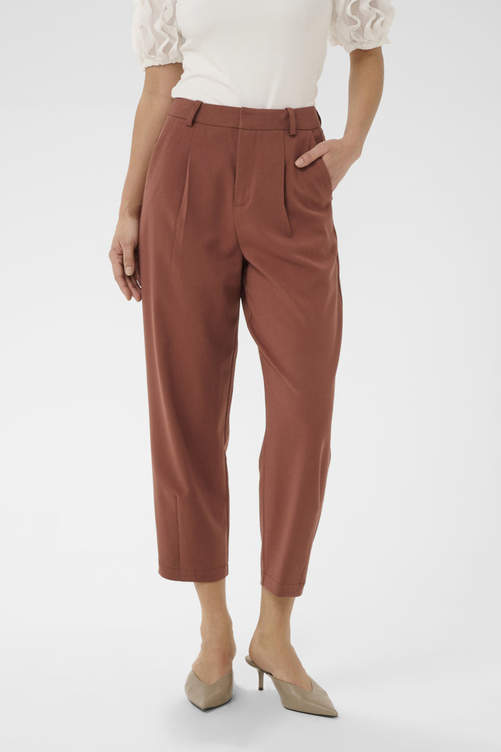 Kamerle 7/8 Pants Suiting - Henna