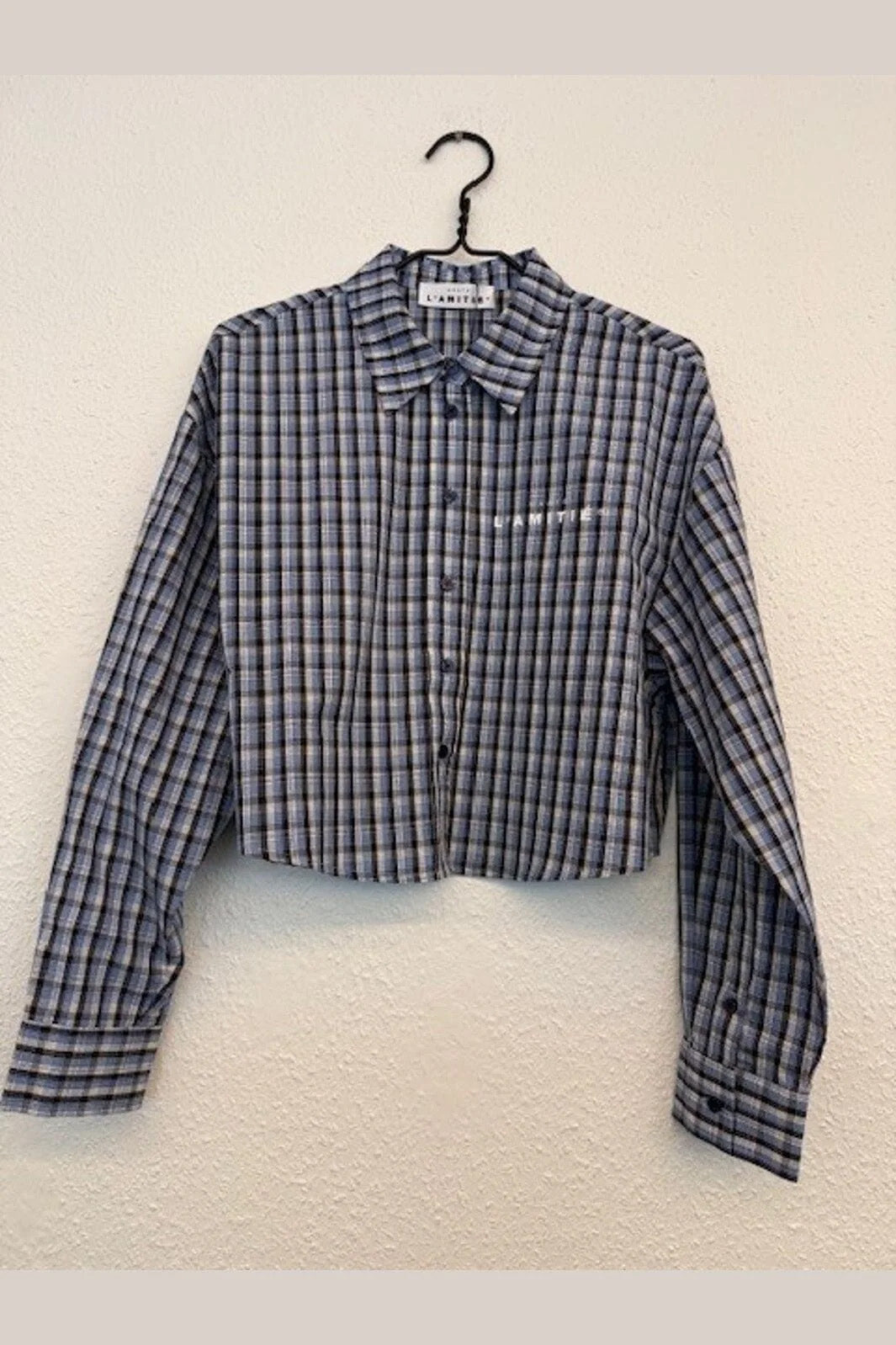 Isolde Check Shirt - Blue/Black