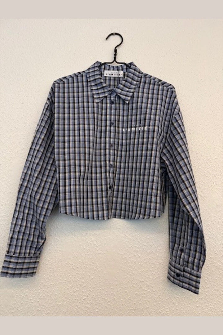Isolde Check Shirt - Blue/Black