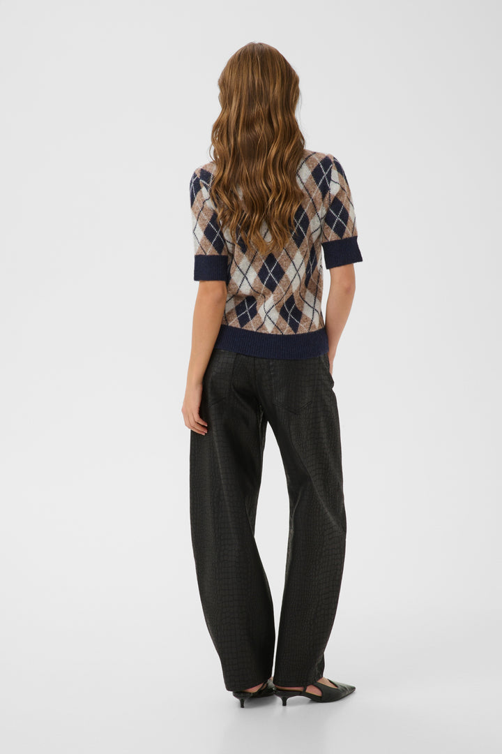 KAharlow Pullover - Graphite M/DesertTaupe M/Chalk