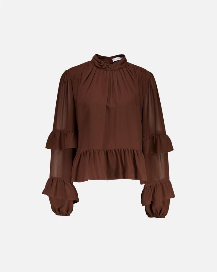 Ella Blouse - Chocolate