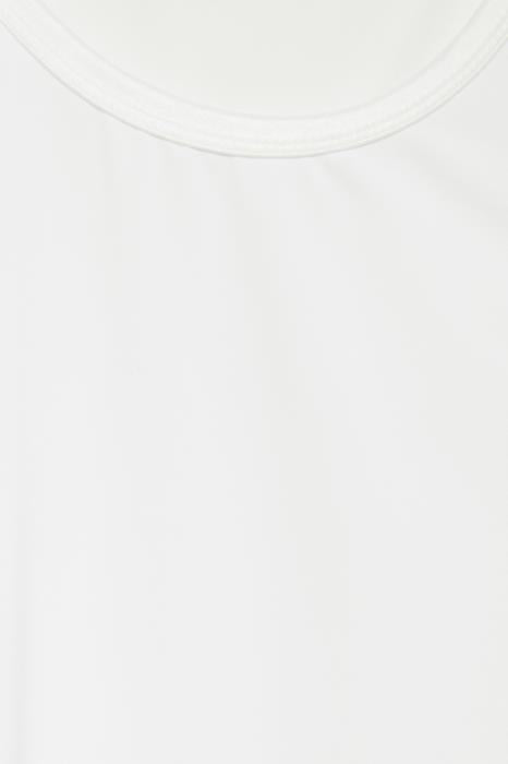 Iane Basic Singlet w/sateen - Off White