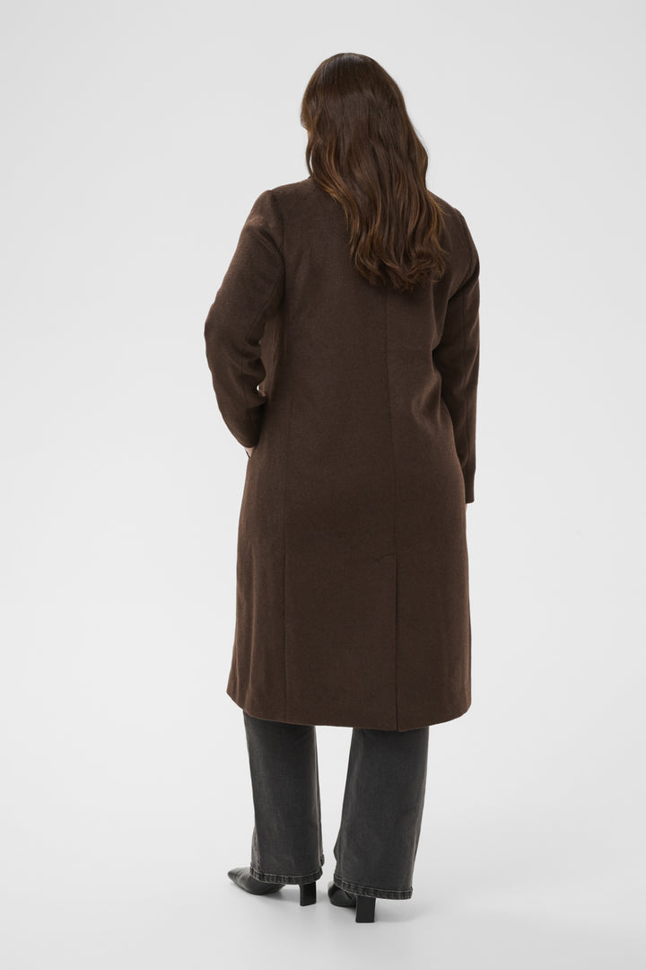 KCminna Blazer Coat - Coffee Bean