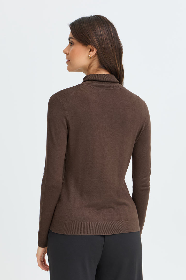 FRMARY Knit Polo - Hot fudge