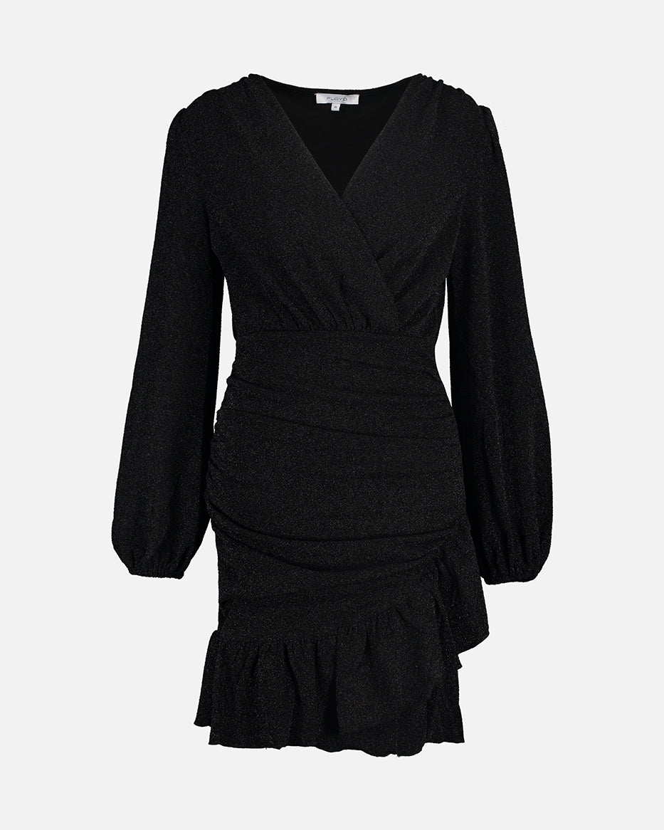 Alyssa Sparkle Dress - Black