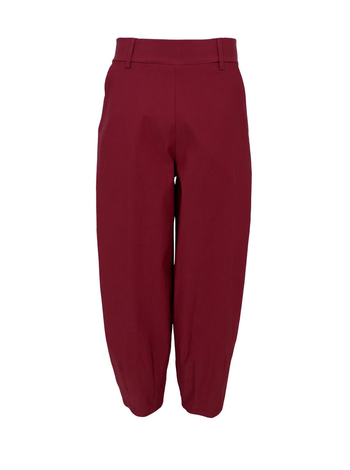 Beverly Barrel Pant - Wine