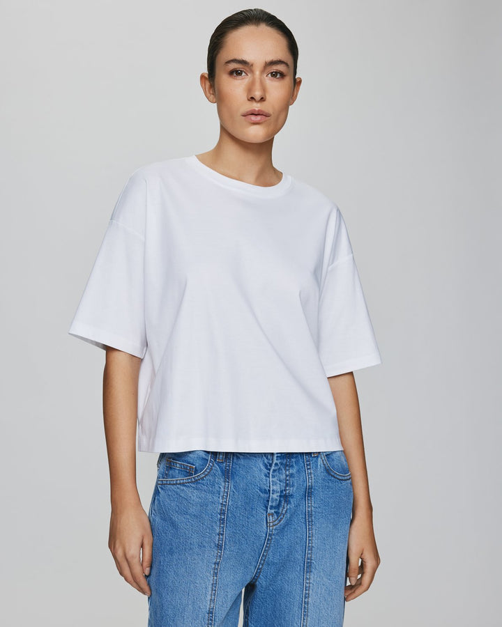 Moa Melea Tee - Bright White