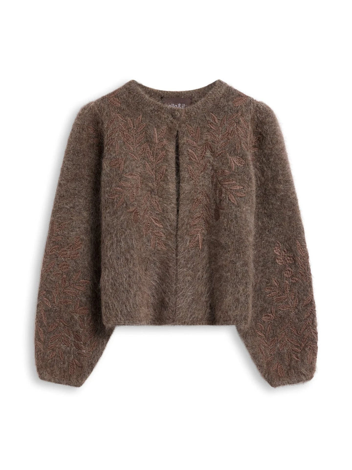 Amie Chunky Cardigan - Brown