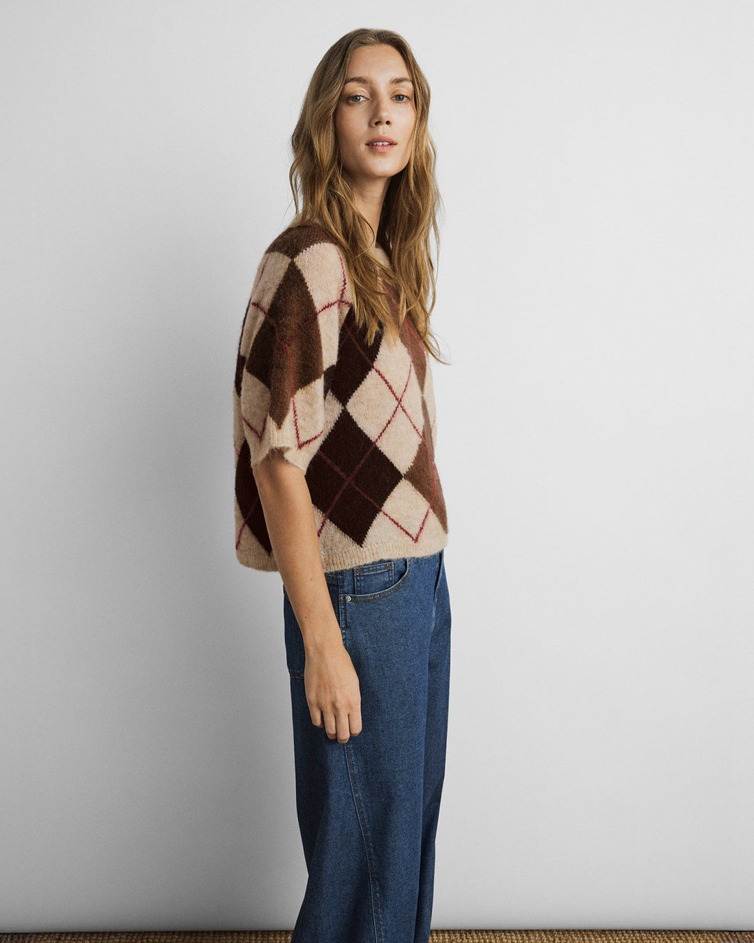 Adin Hope 2/4 Pullover - Beige mix