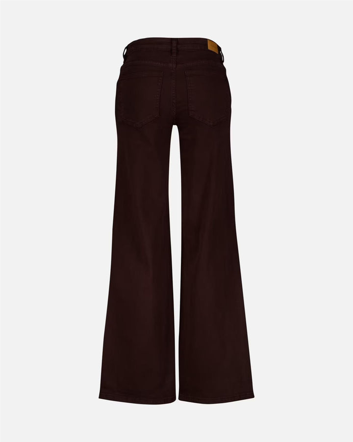 Nicoline Cotton Pant - Chocolate Brown