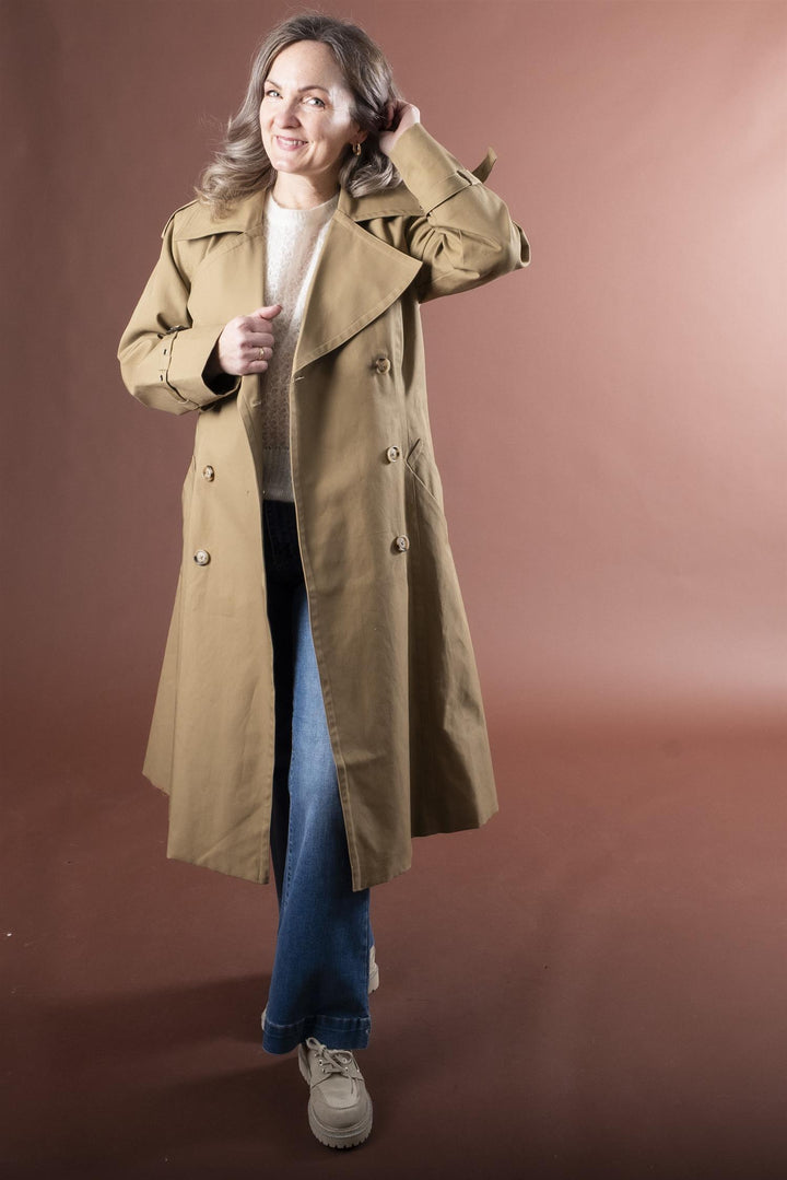 Audrey Trench Coat - Khaki