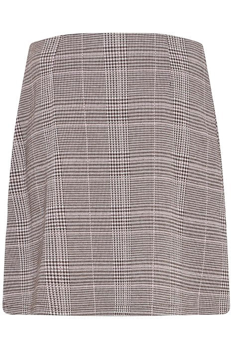 FRBABETT Skirt - HOT FUDGE W. PINK CHECK