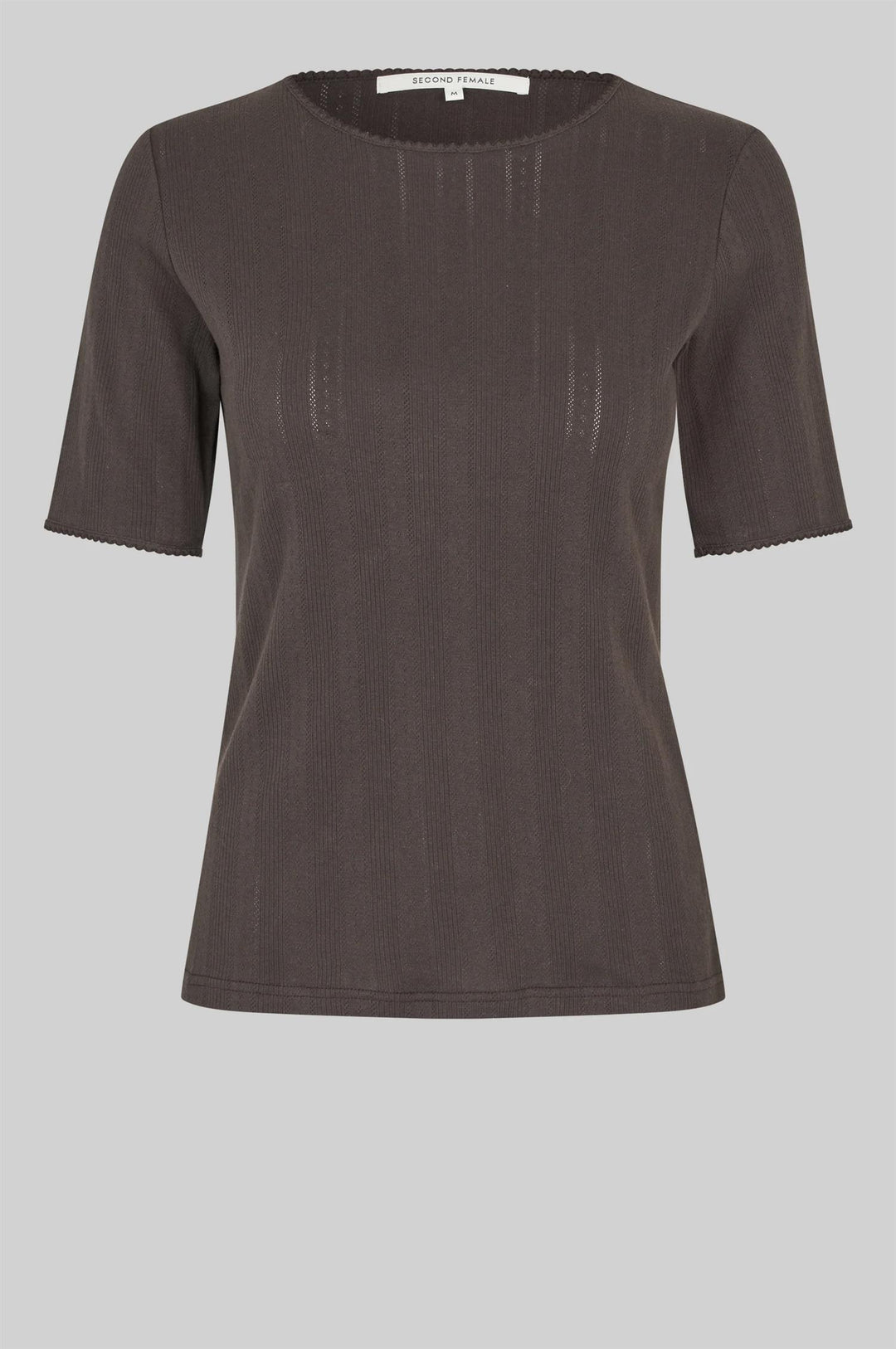 Rosia Shirt Sleeve Tee - Chocolate Torte
