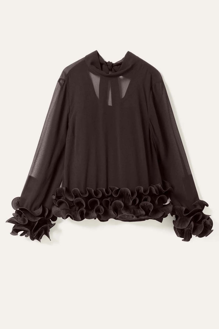 Latanietta Blouse - Brown