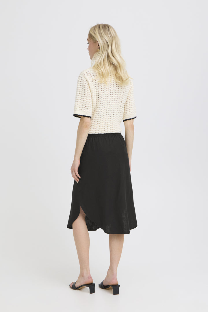 BYFALAKKA Midi Skirt - Black