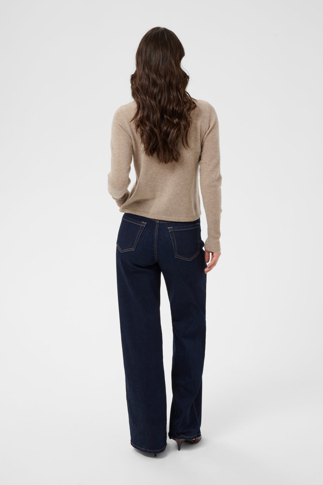 KAcashie Cardigan - Beige melange