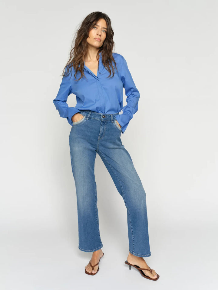 Cecilia Perla Jeans  - Mid Blue