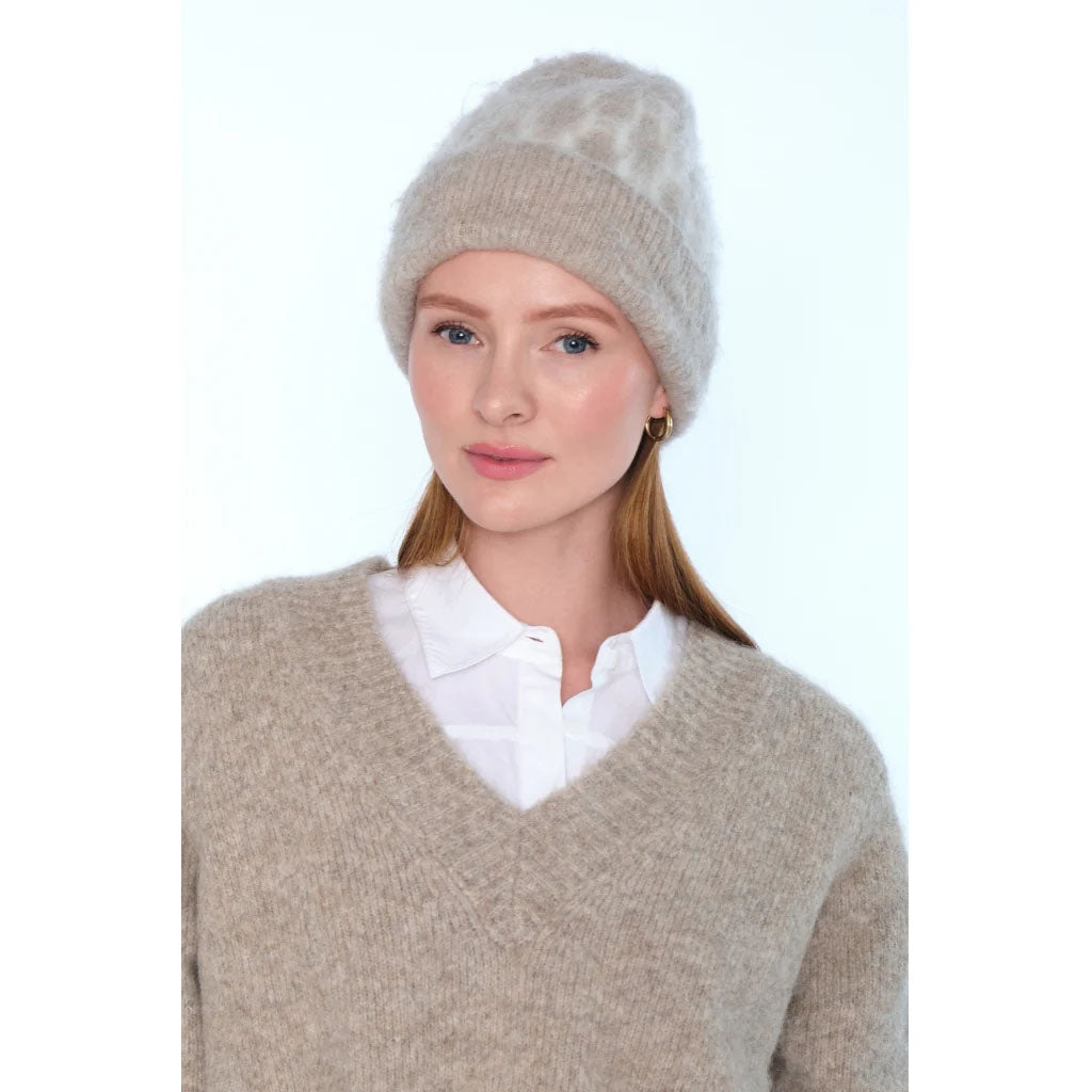 GERA Beanie - Light Brown Melange