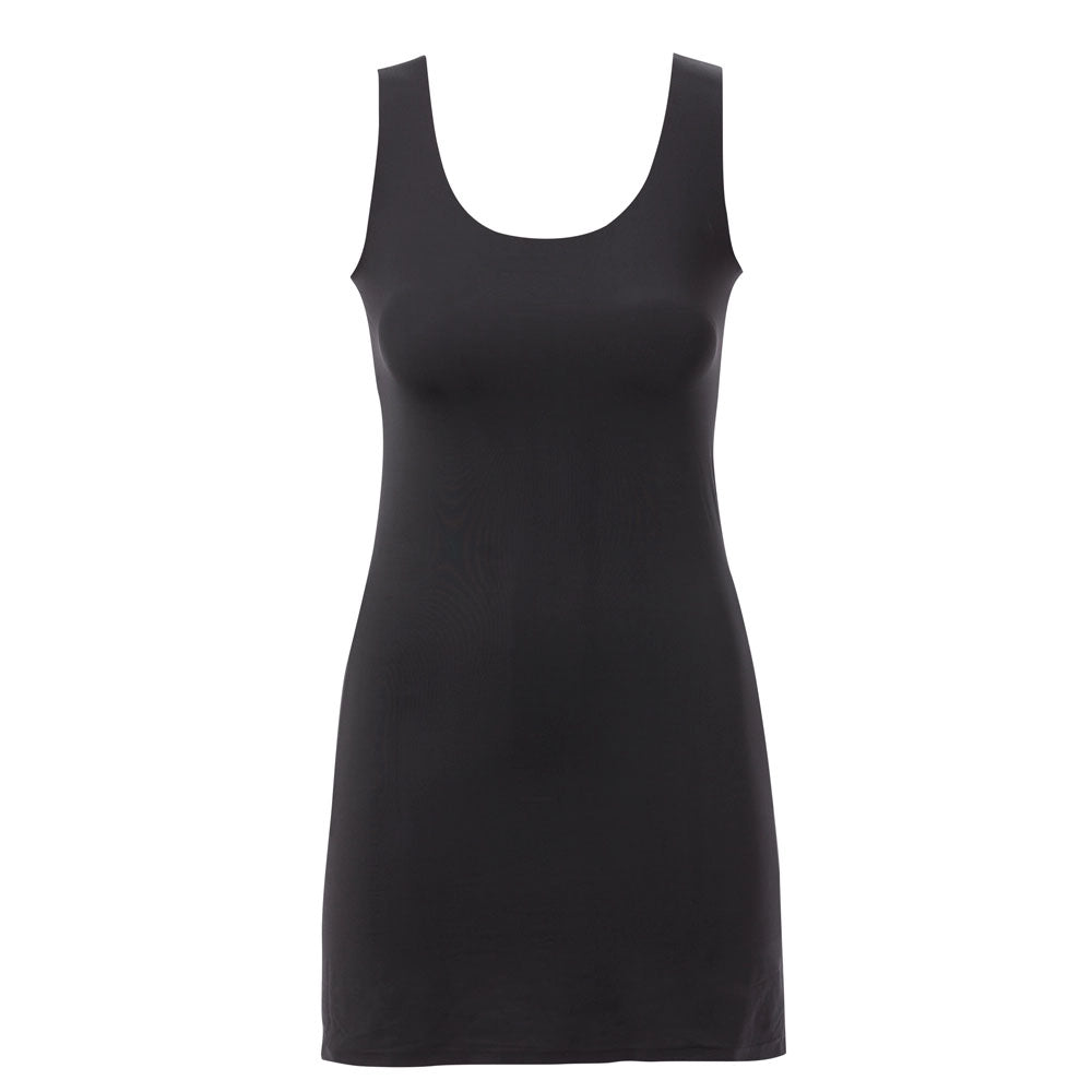 Underkjole m/brede stropper - Black
