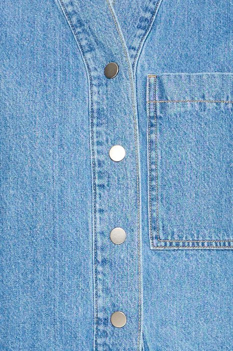 BYKACILA SHIRT - Mid Blue Denim
