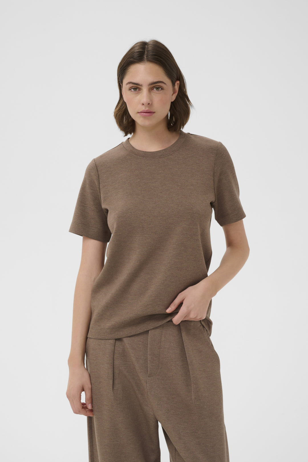 Vincent Melange Karmen - Coffee Quartz Melange T-Shirt