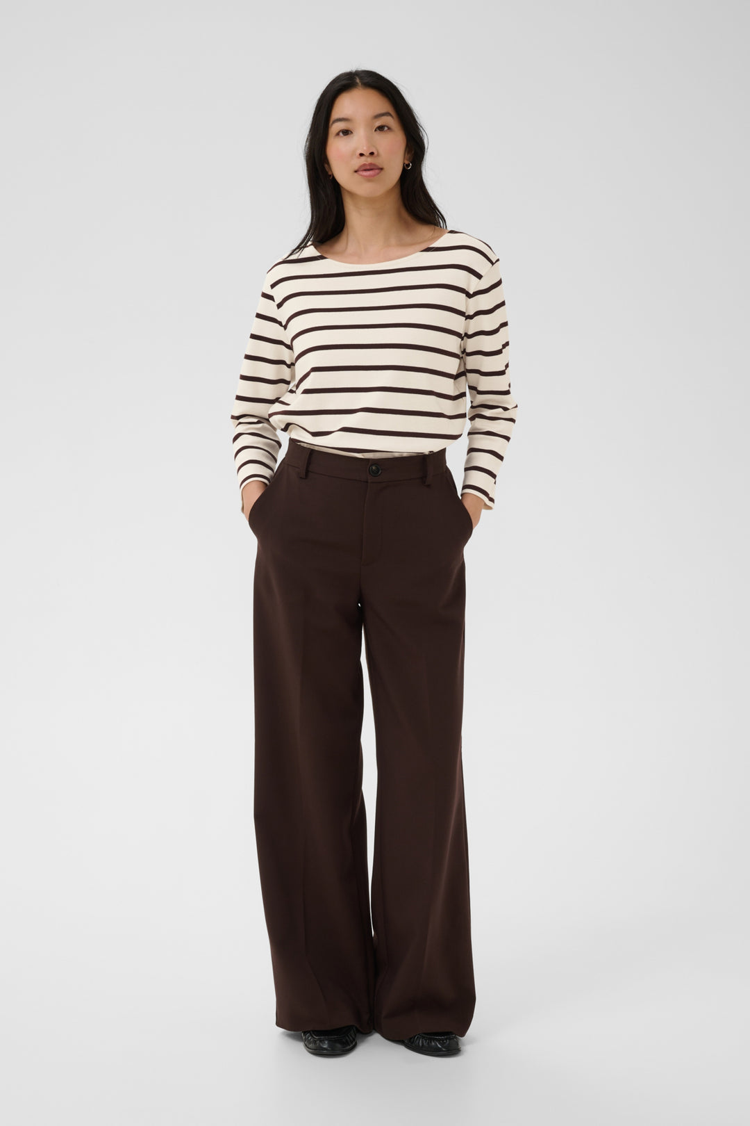 Nela T-shirt - Mole Stripe