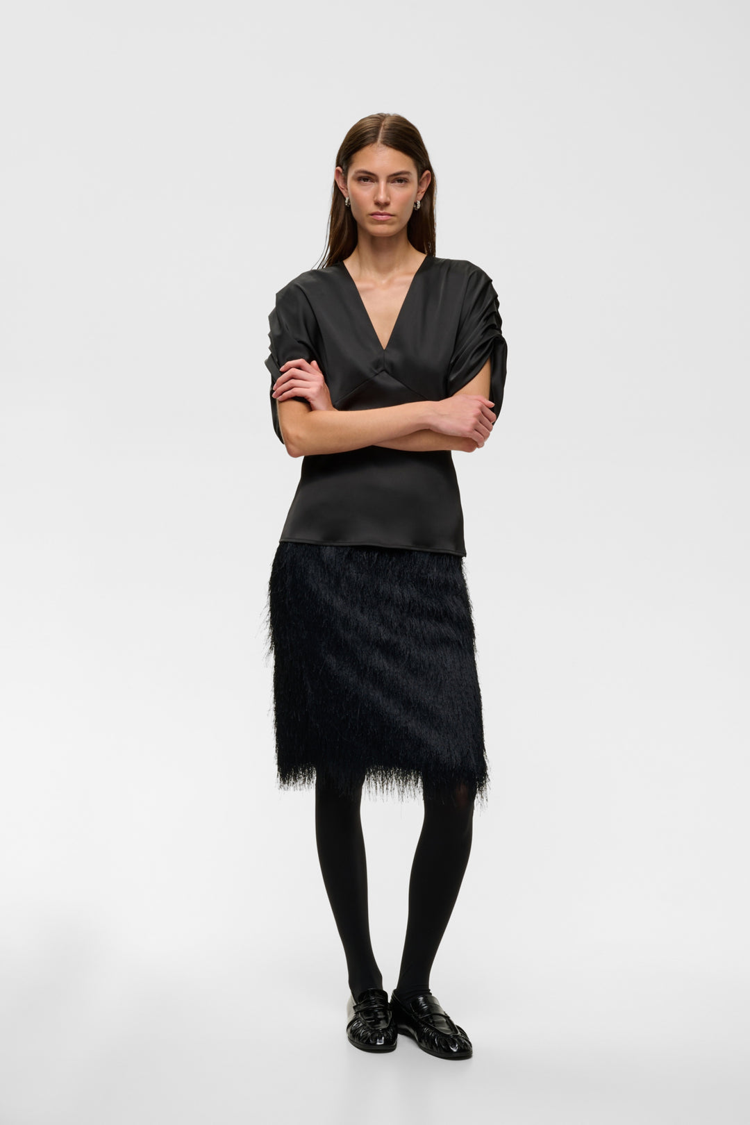 OAKKI TOP - Black