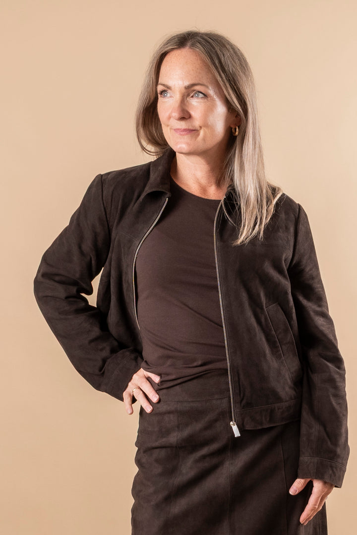 Carynn Leather Jacket - Mole&