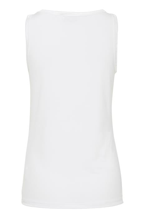 Iane Basic Singlet w/sateen - Off White