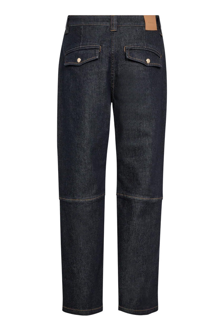 Aymen Chino Denim Jeans - Dark Blue