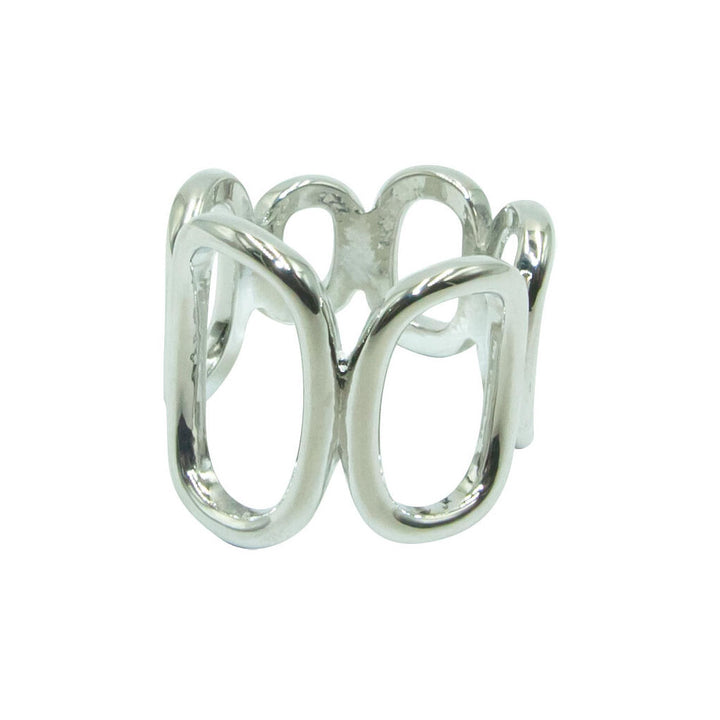 Skjerf Ring - Sølv