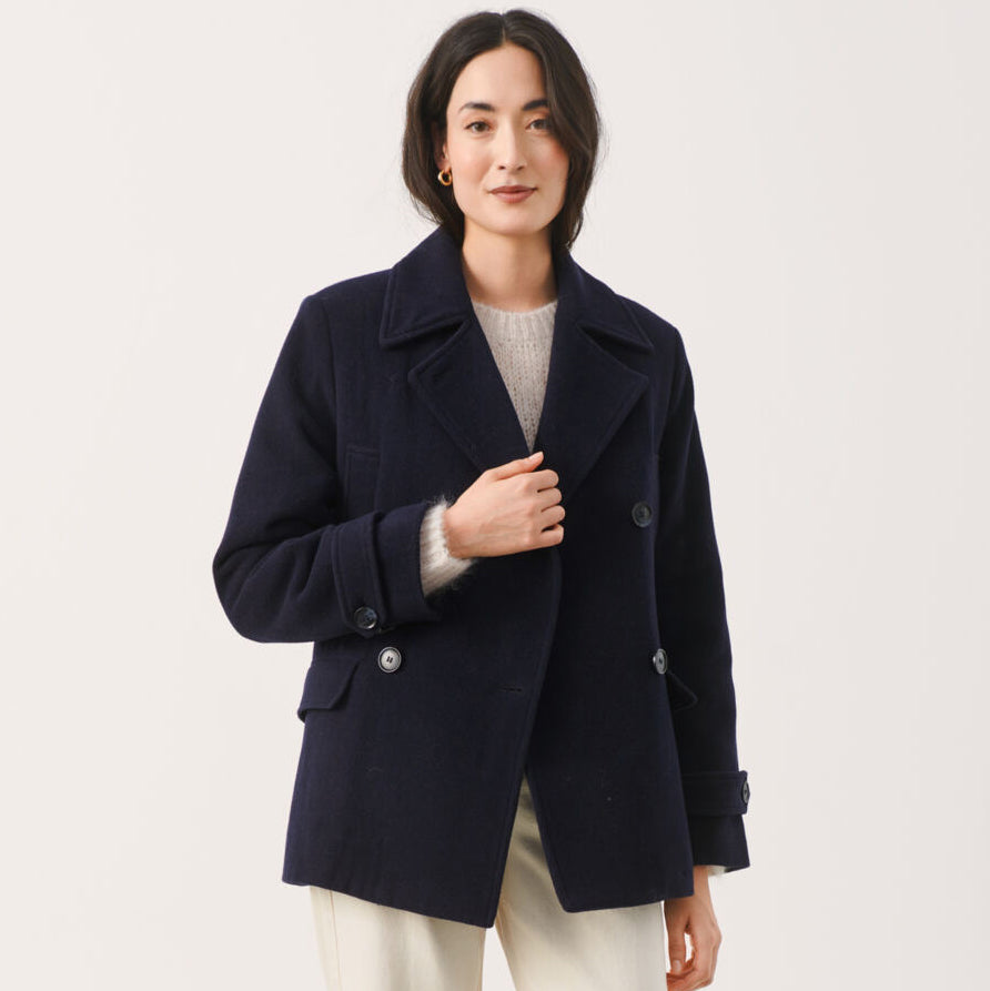 Celina Outerwear - Dark Navy