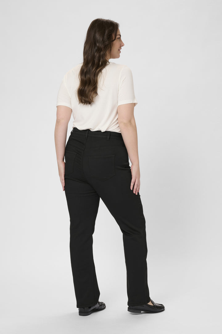 KCdina Straight Reg.length Jeans - Black Deep