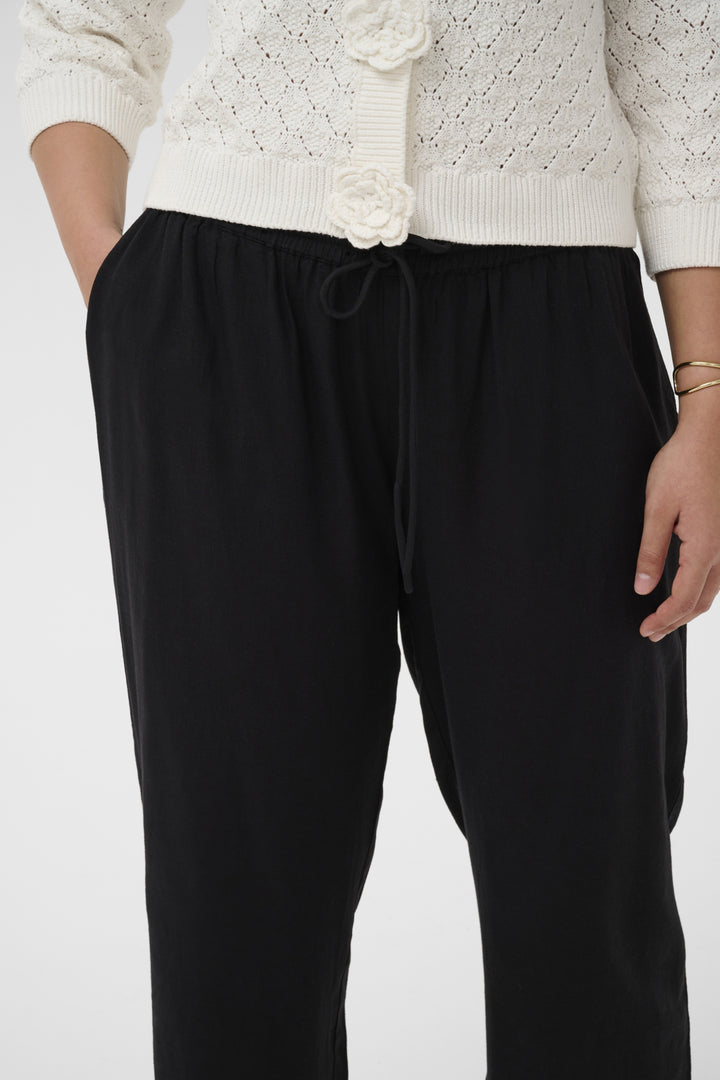 KCmille Cropped Pants - Black Deep