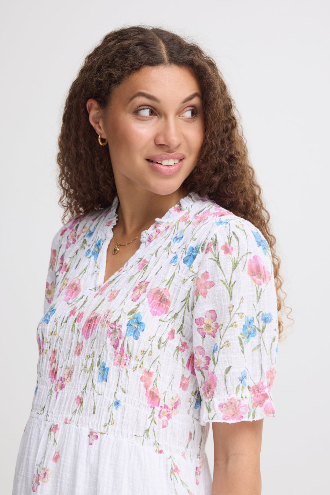 ALEXA Flower Dress  - Snow White