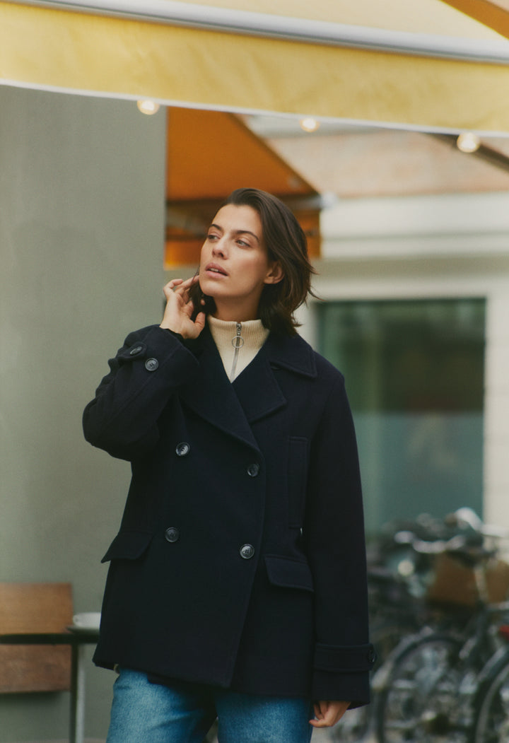 Celina Outerwear - Dark Navy