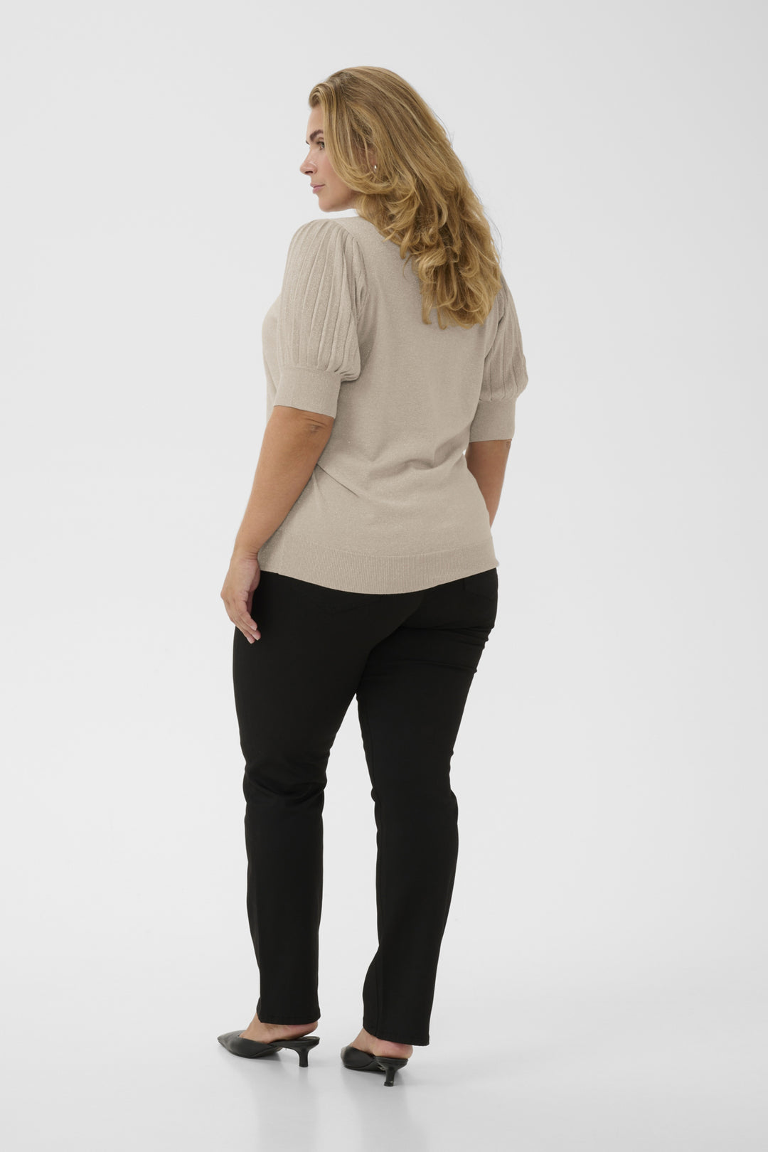 KCregitta Pleat Pullover - Feather Grey