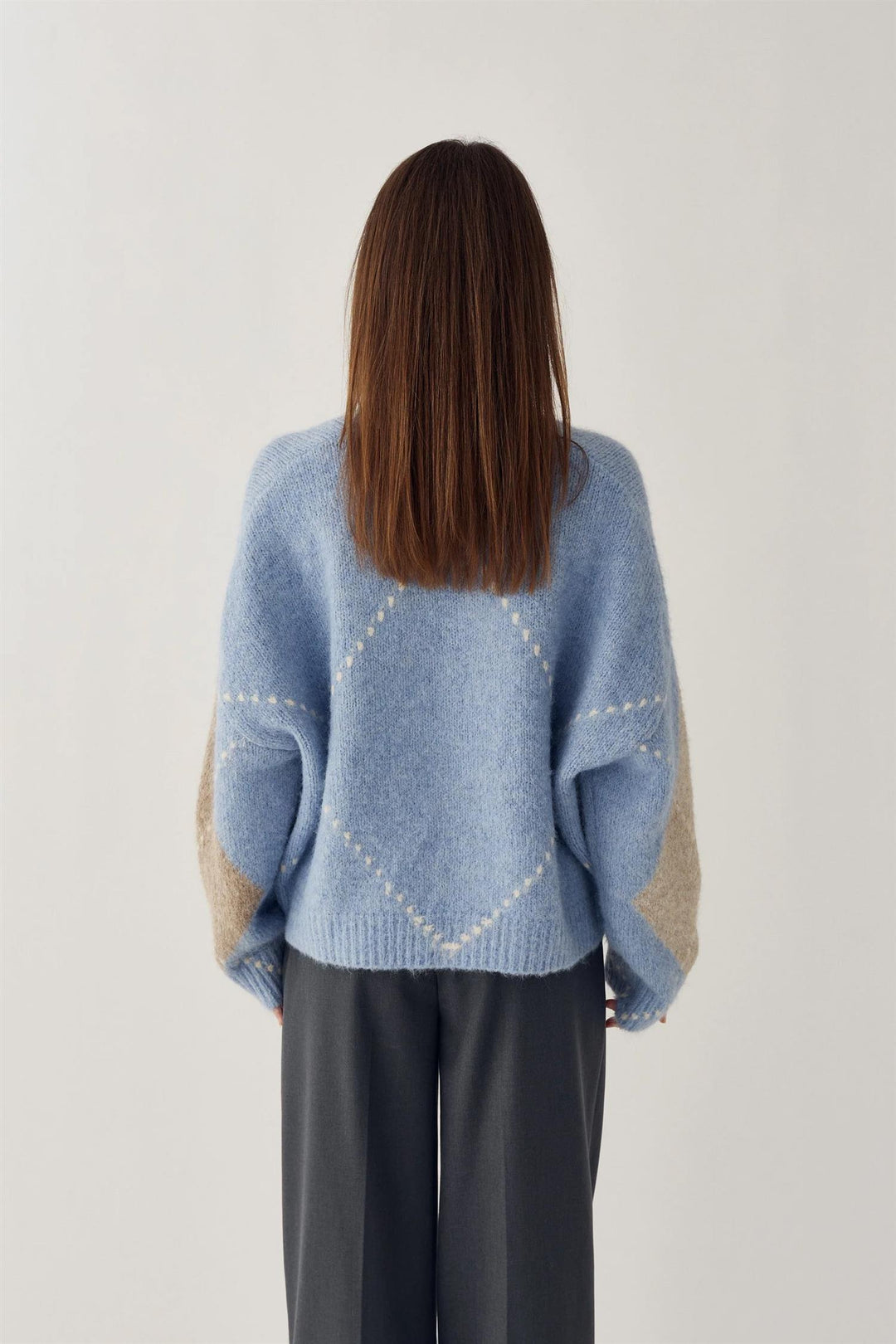 Laiana Knit Cardigan - Sky Blue Mix