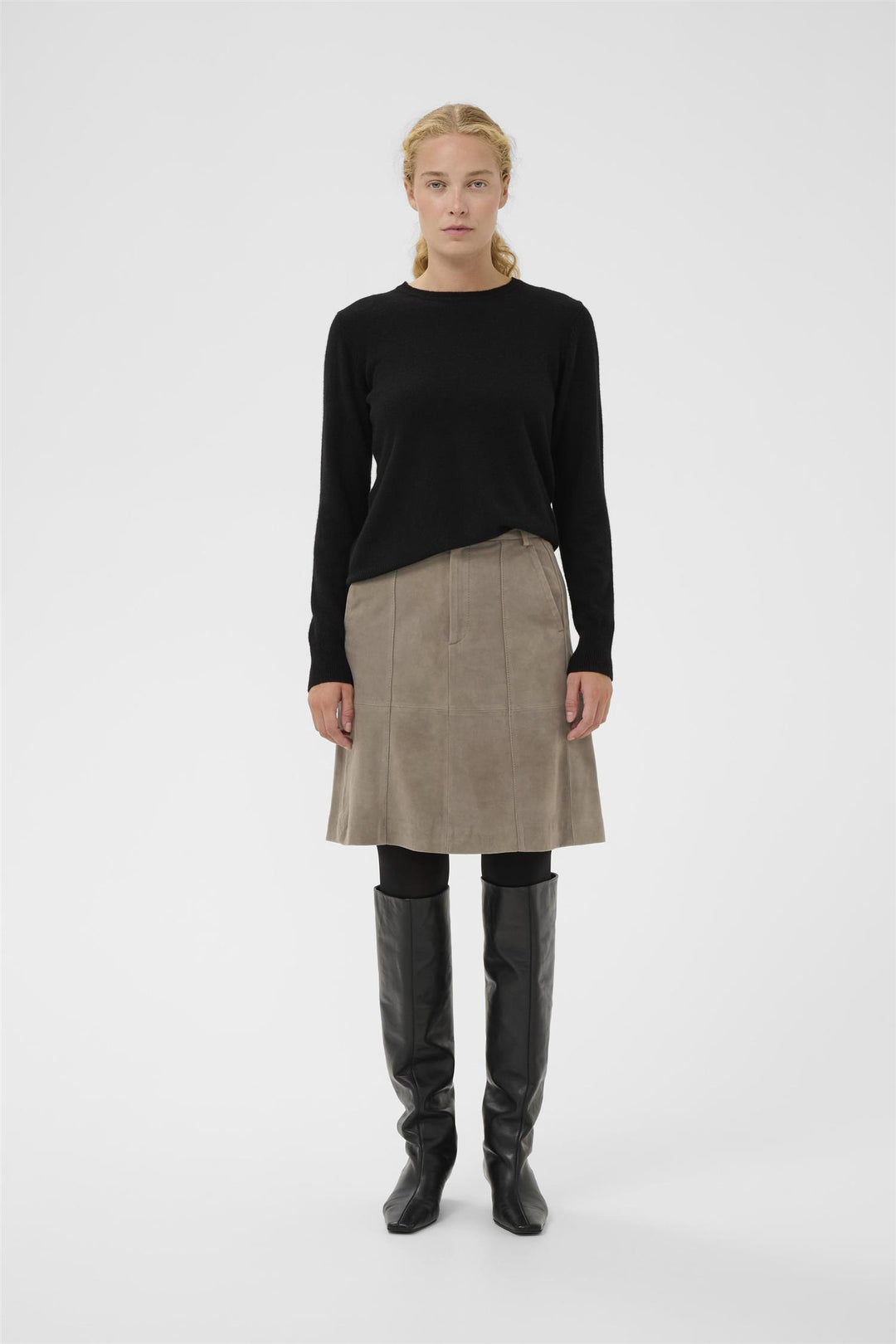 CARNIKA SKIRT - Sandy Grey